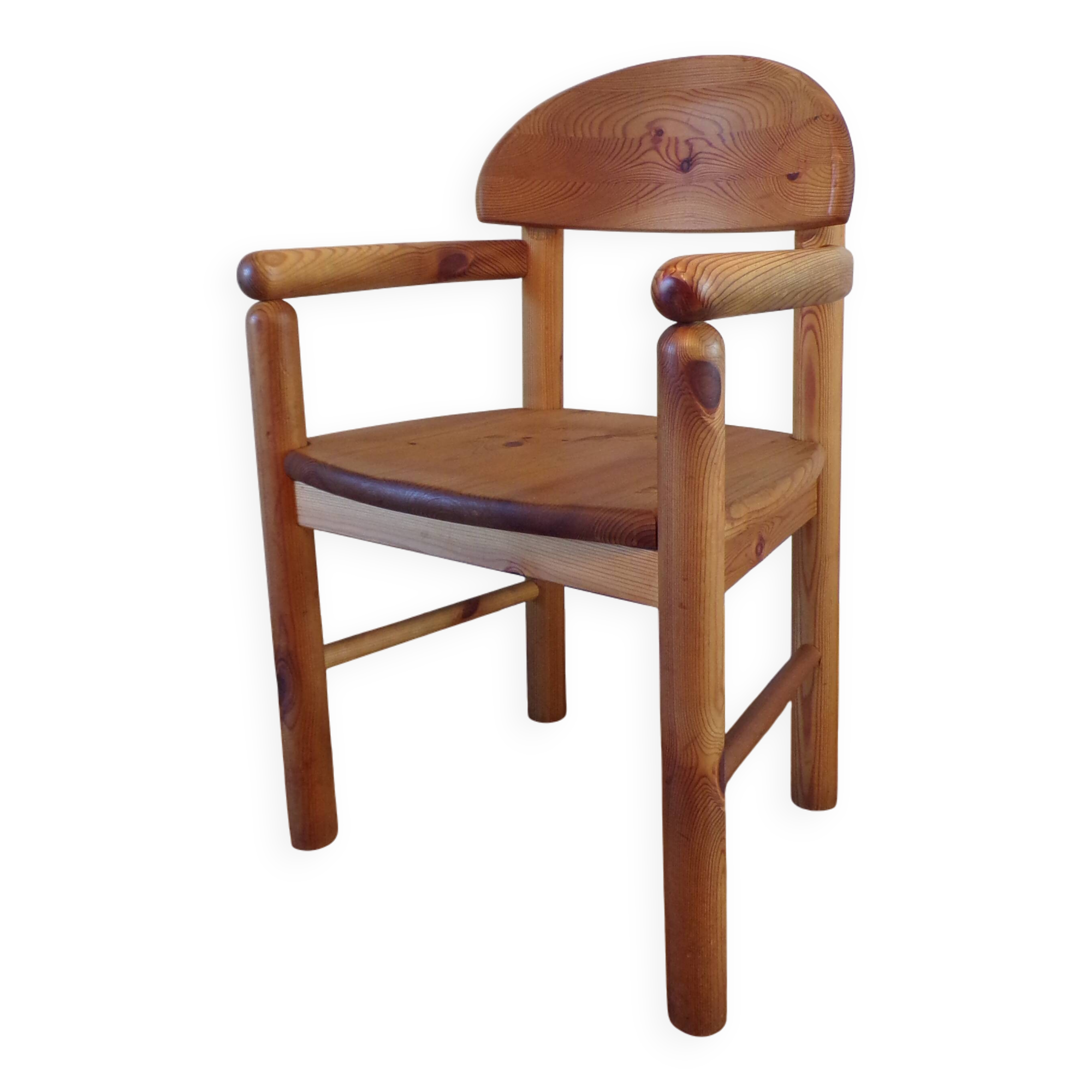 Rainer Daumiller armchair in oiled pine