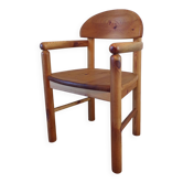 Fauteuil Rainer Daumiller en pin huilé