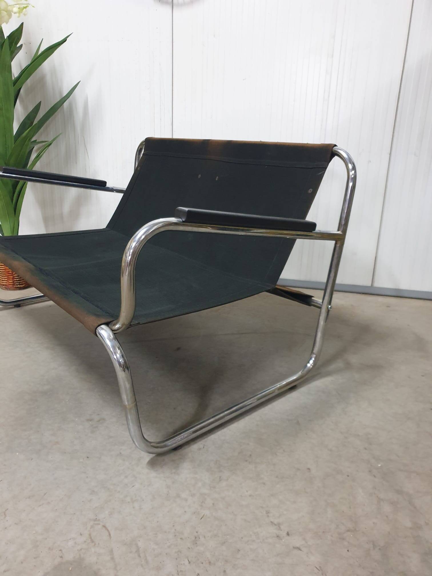 Two-Seater Tubular Lounge Piece, 1970s, Czechoslovakia