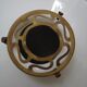 Lampshade suspension in opaline toothed white years 40 claw brass small model Ø 20.5 cm