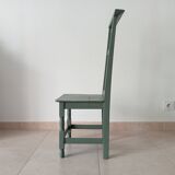 Antique "prie dieu" chair from the 19th century.