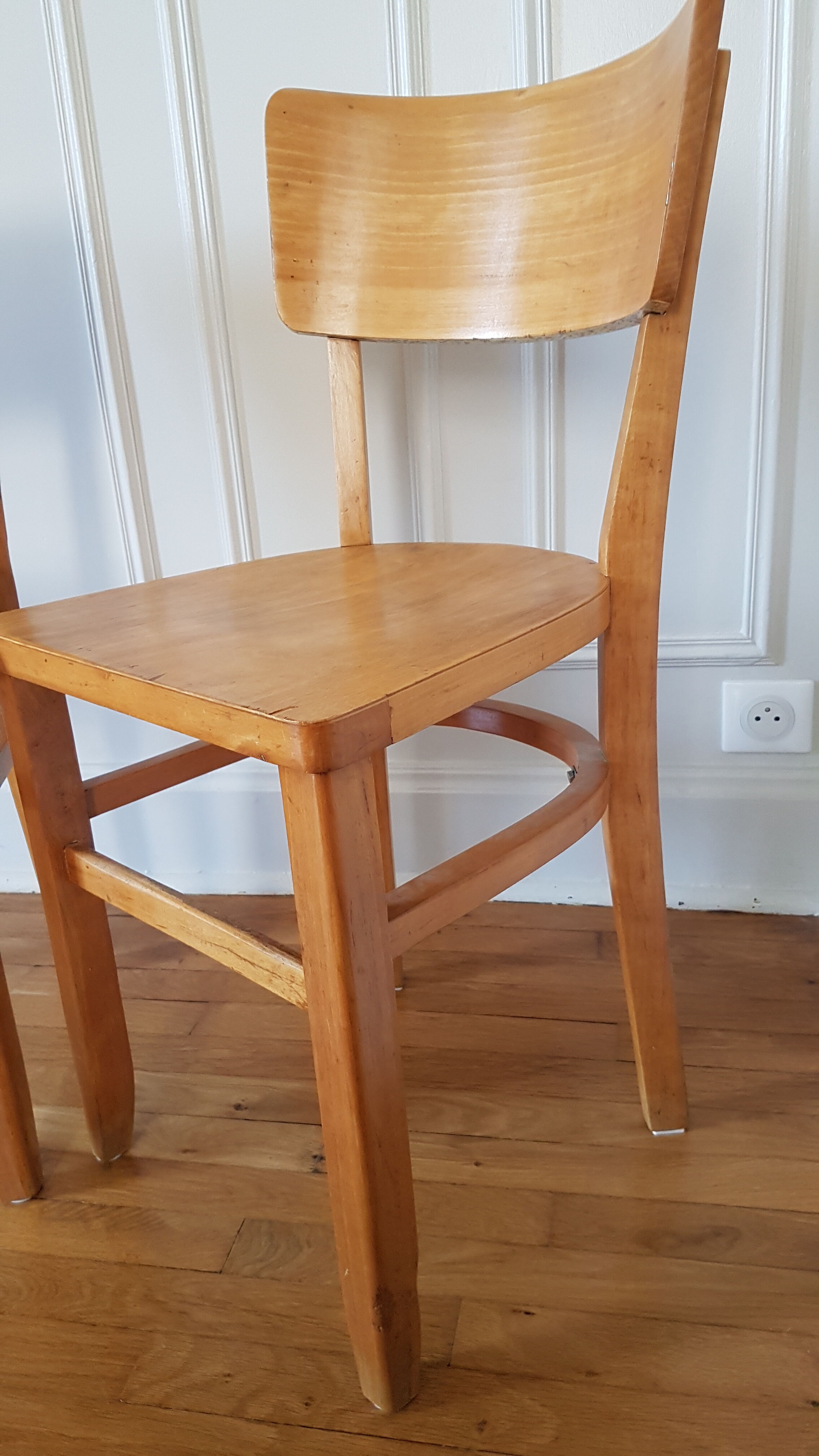 Pair of bistro chairs