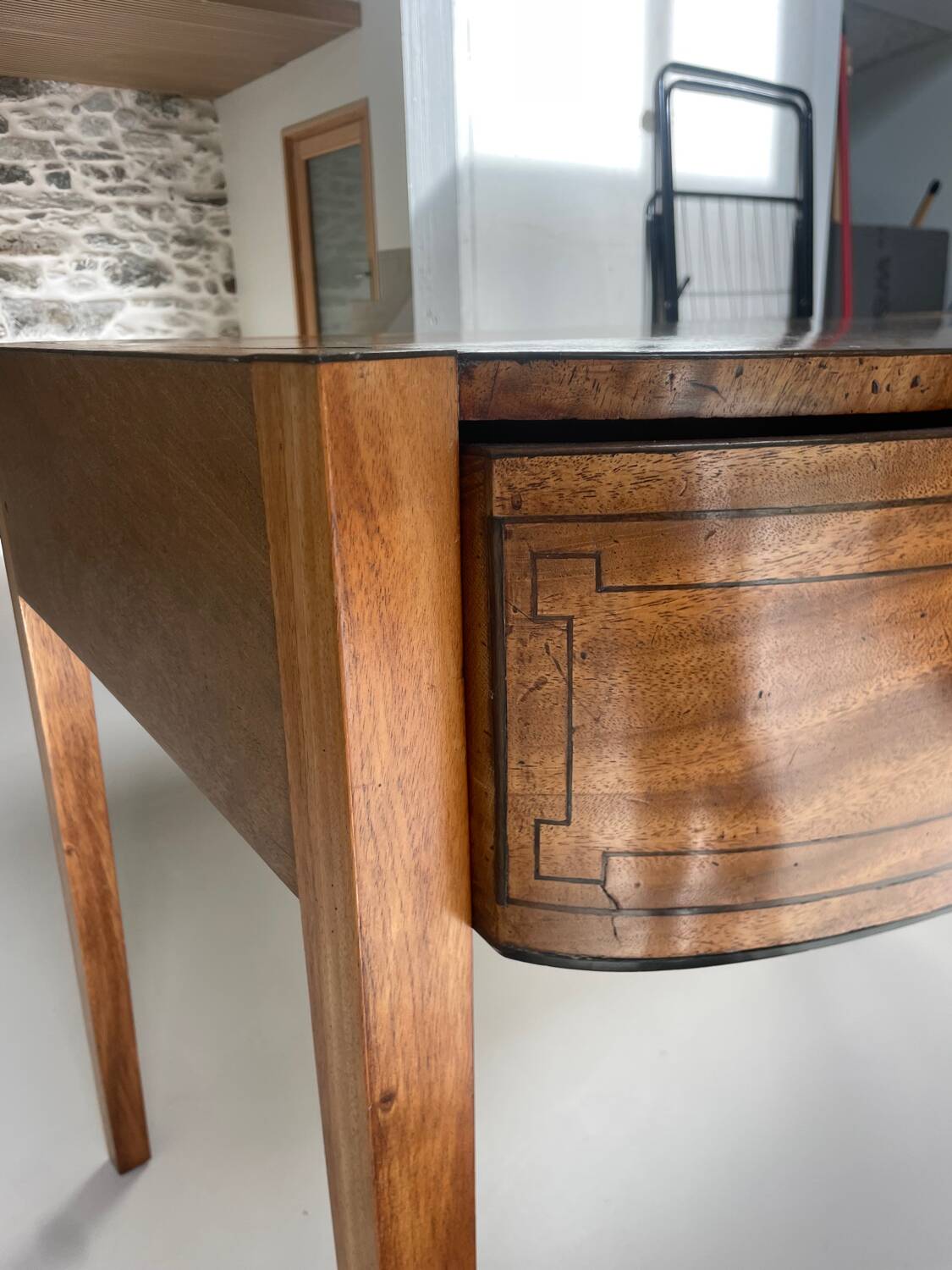 Antique marquetry desk