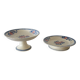 2 dessert dishes or compotiers Venice / Longwy