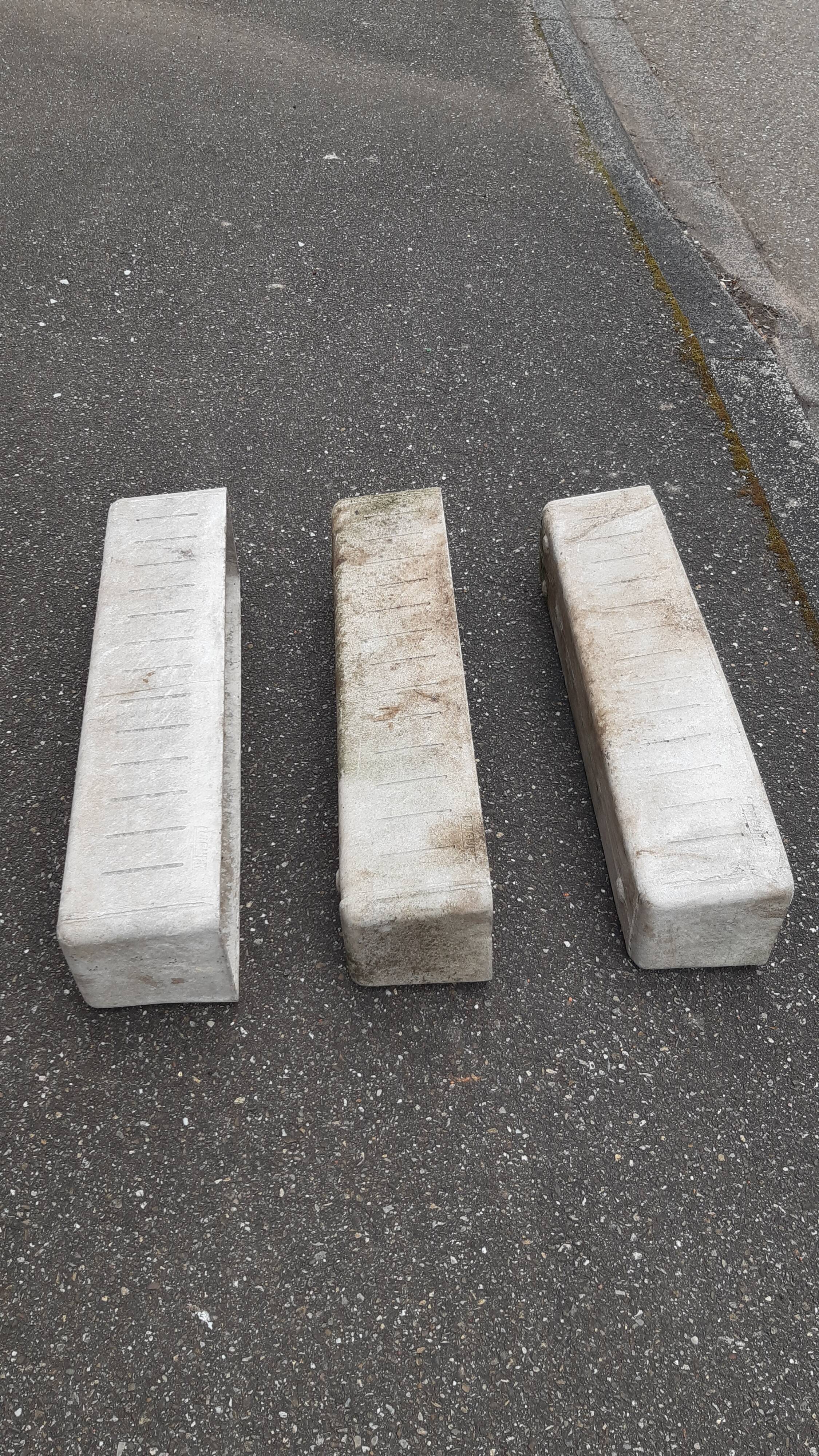 Lot de 3 jardinières années 60