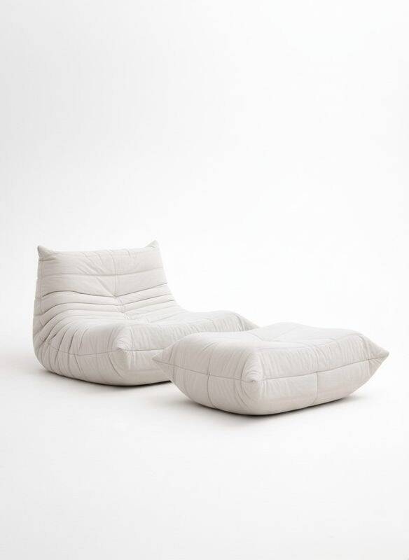 Vintage Togo pouf ottoman - Ligne Roset