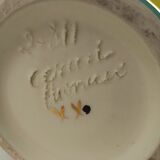 Multicolored ceramic pot cover 11.5cm