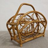 Bamboo magazines rack of the 60/70s