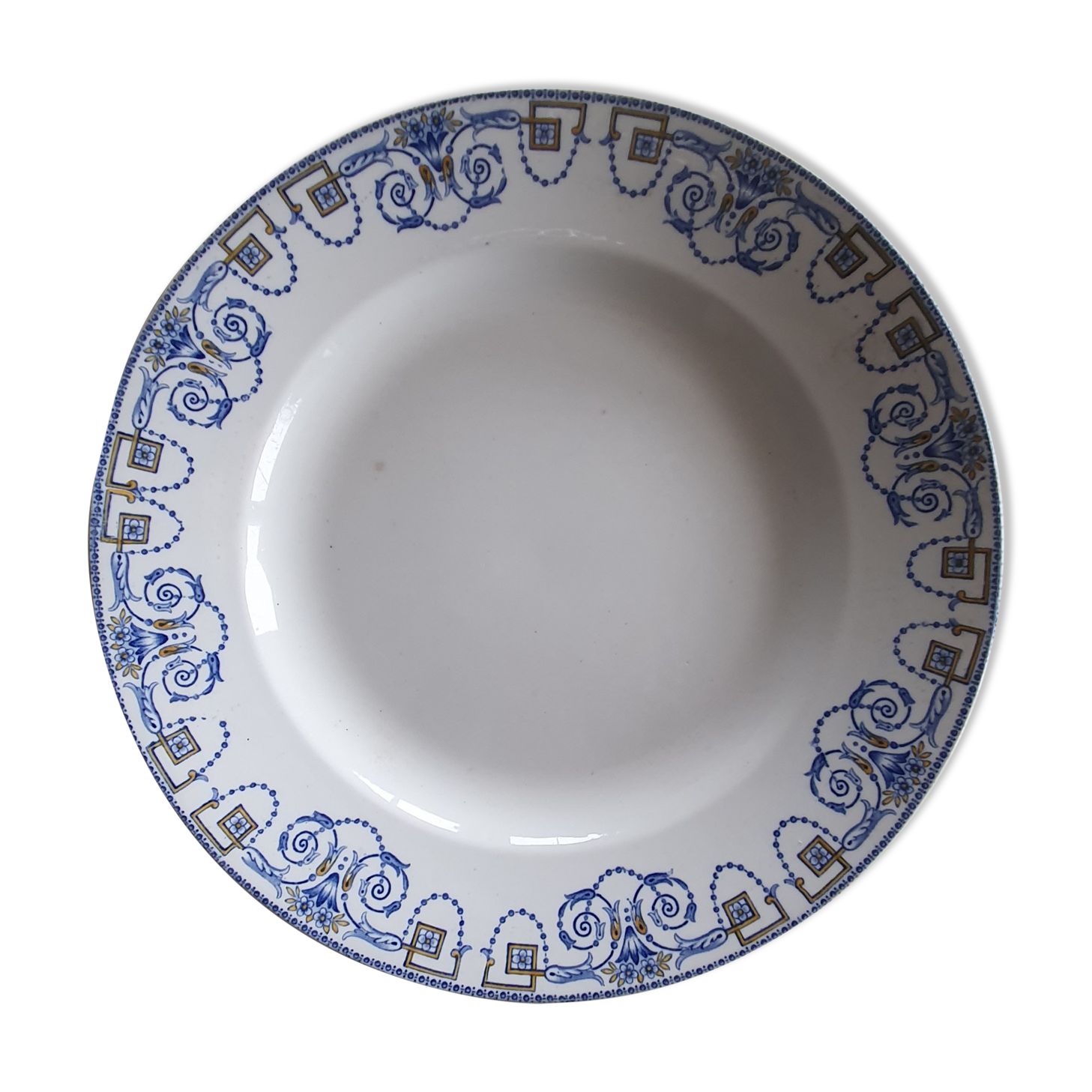 Ancient earthenware dish