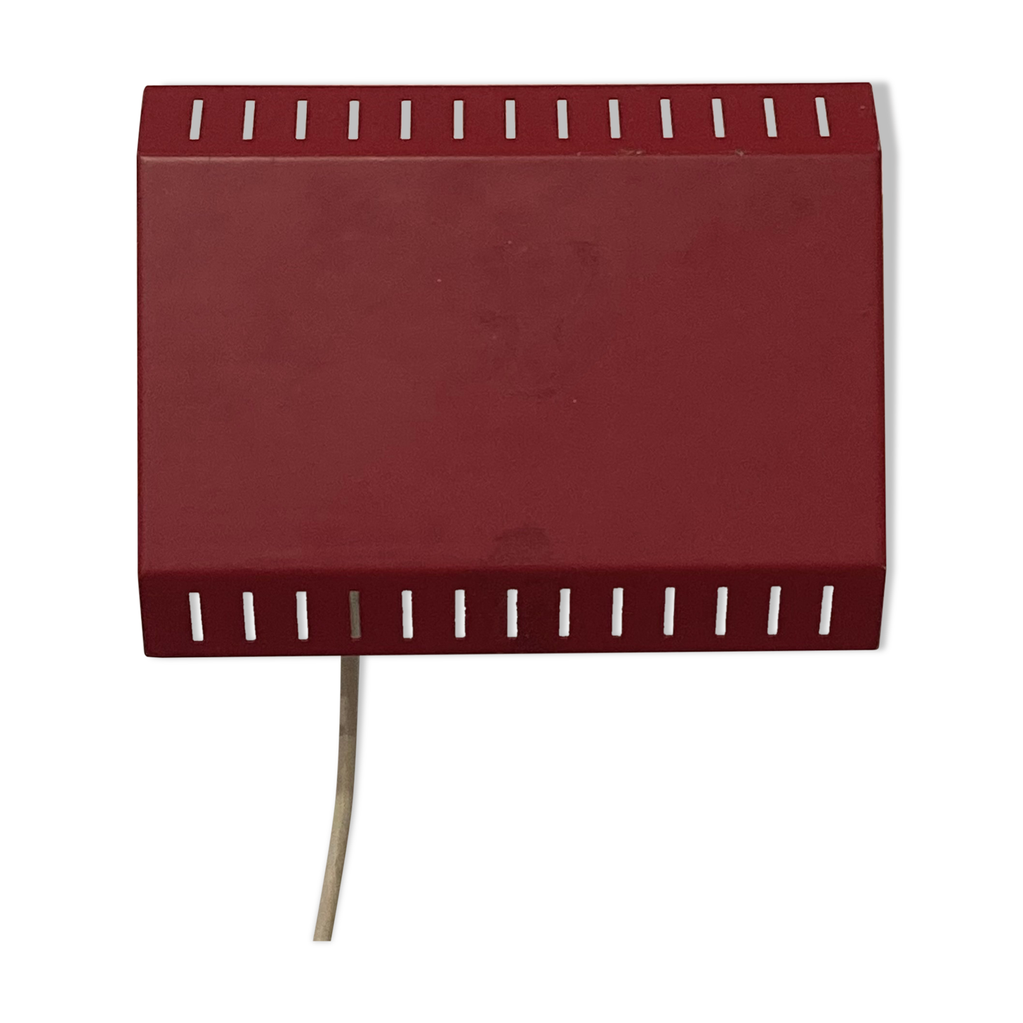 Adjustable wall lamp red scandinavian design 1950