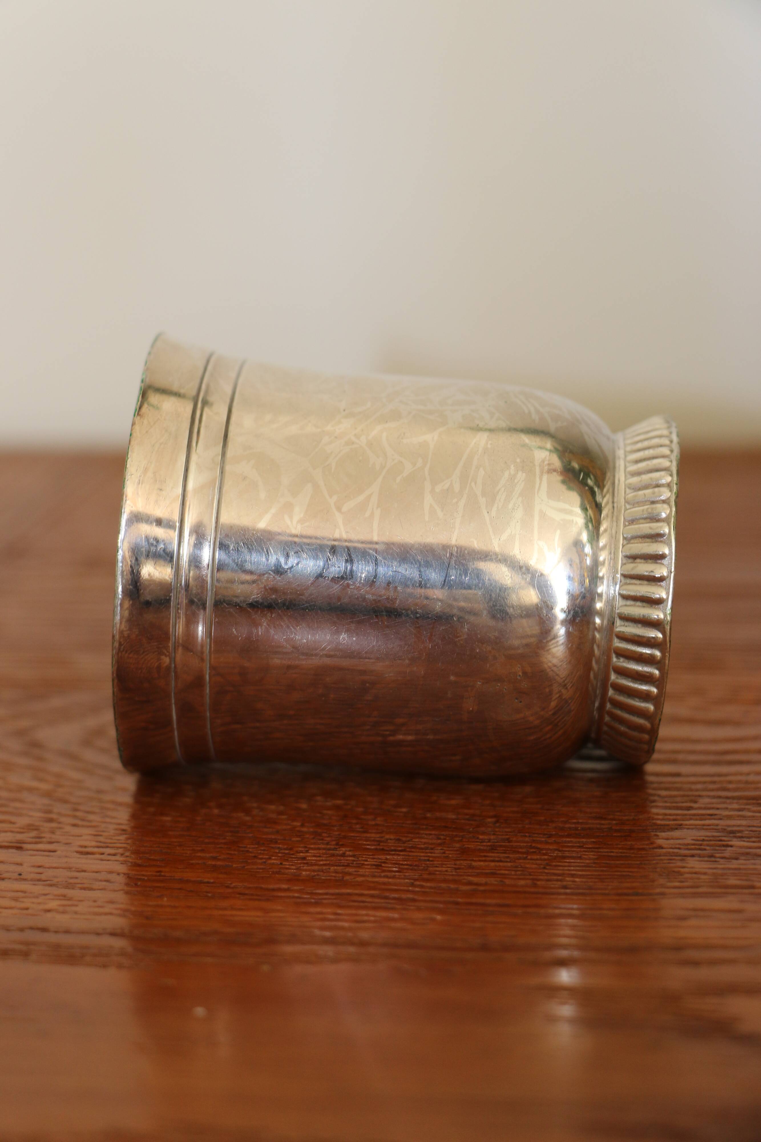 Baptismal timpani in sterling silver