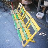 4 folding chairs of guinguette