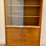 Vintage Scandinavian design display cabinet
