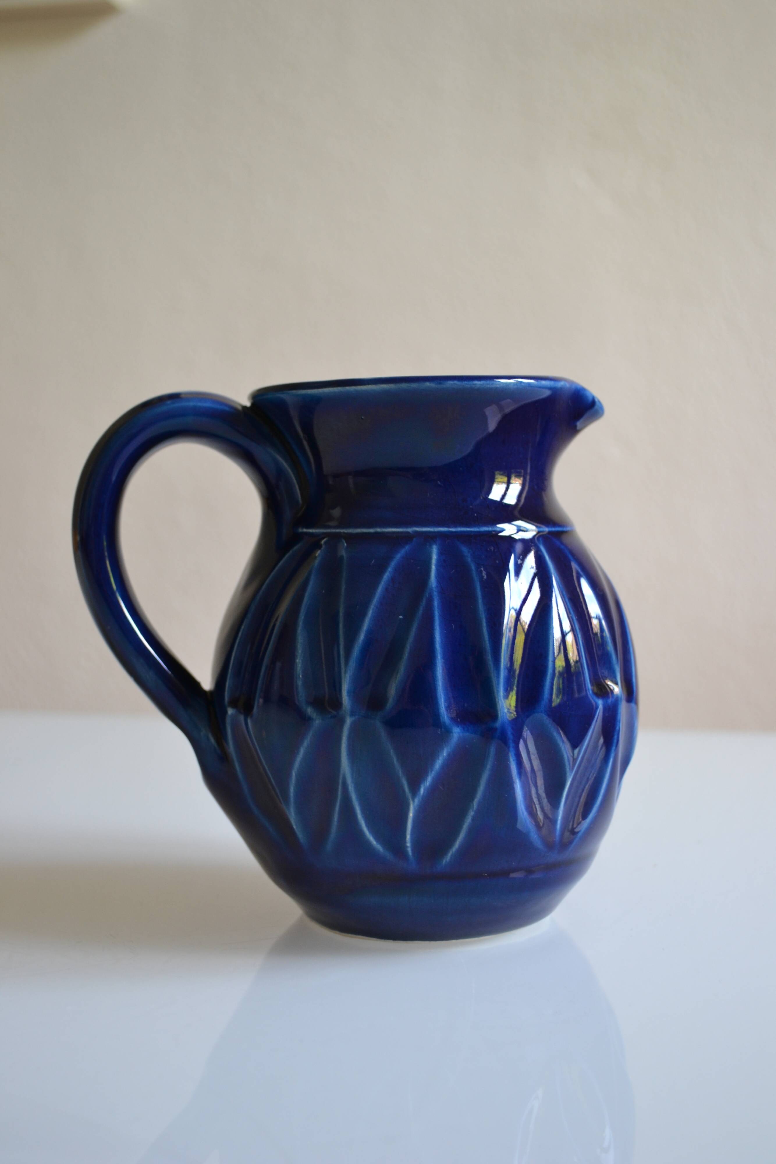 Roland Zobel (1945-2004) The Cyclades Glazed ceramic pitcher Anduze 1970