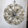 Venini, vintage 35 glass flowers sputnik from 70s