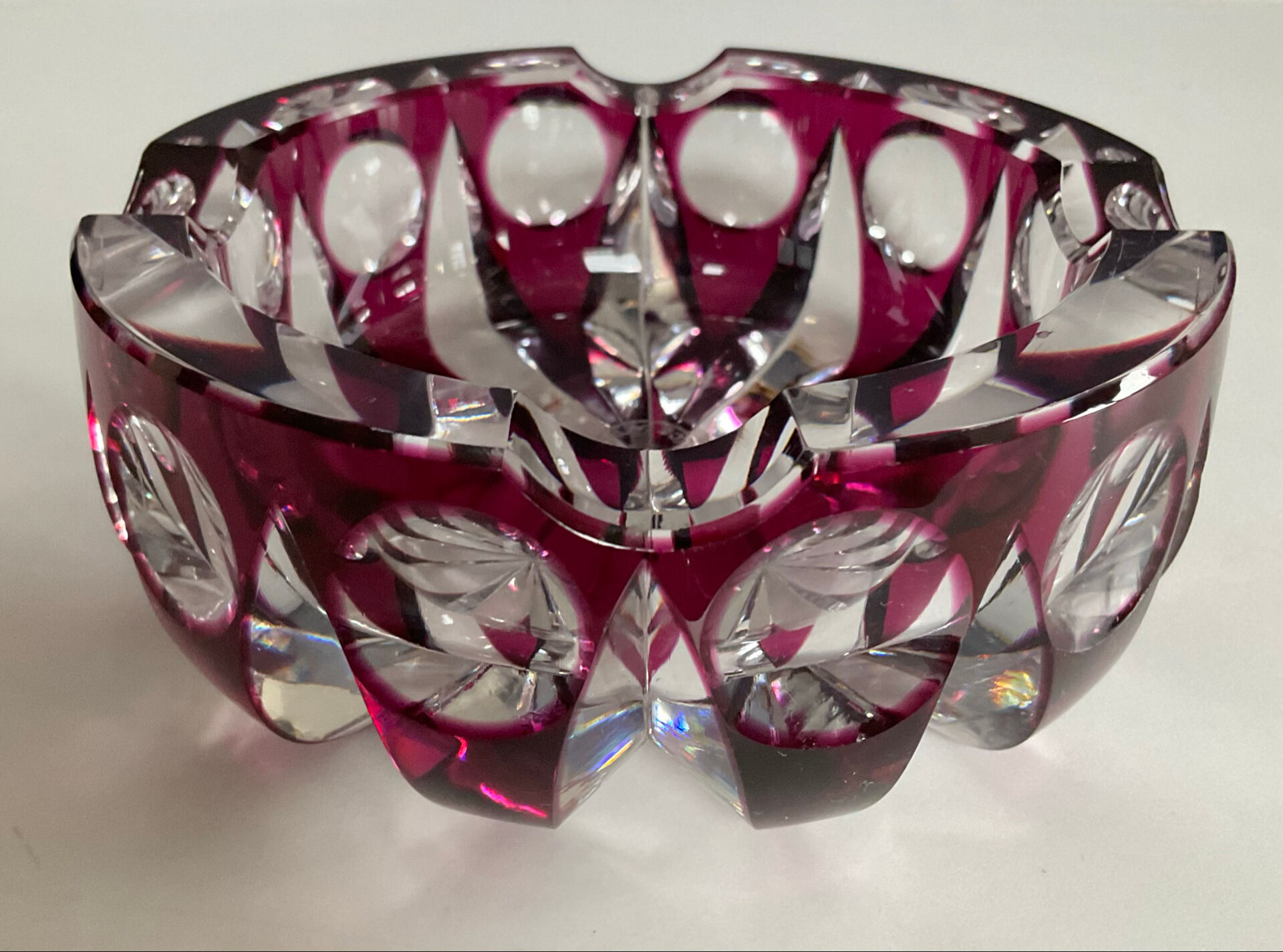 Crystal vide poche from Saint Louis from the 1970s.