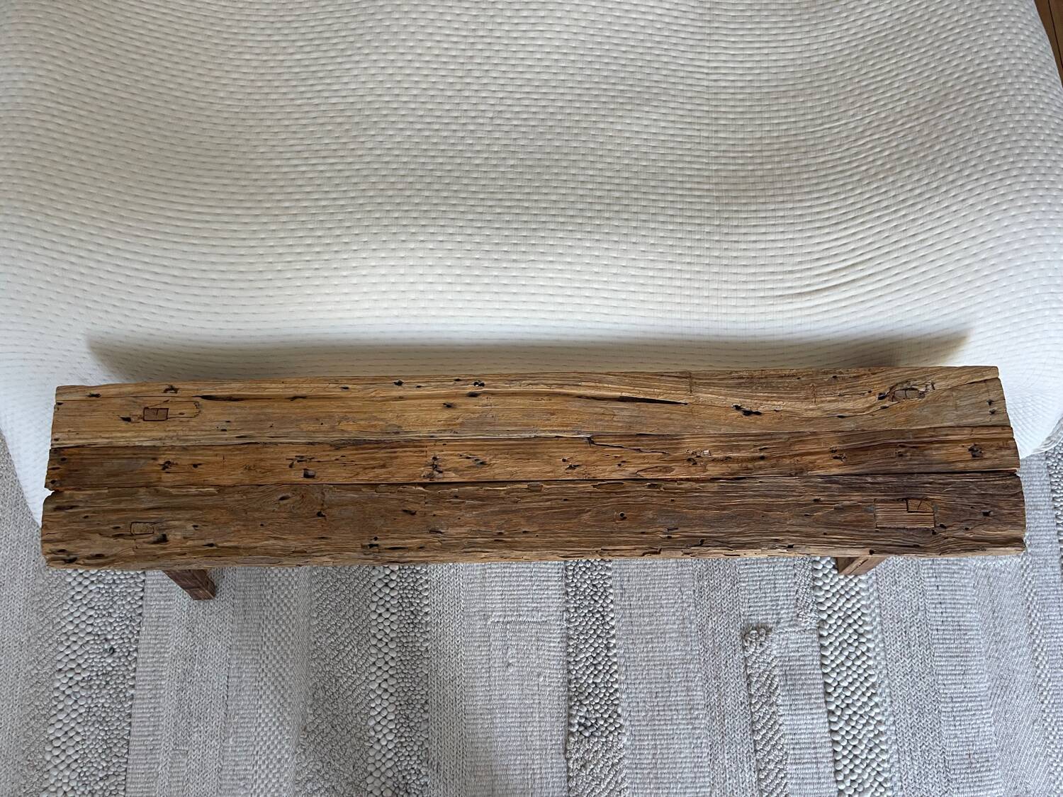 Vintage wooden bench