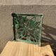 Antique cast iron green enamelled cast iron vintage tableware