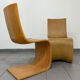 Lot de 4 chaises Contour par Alejandro Estrada pour Piegatto