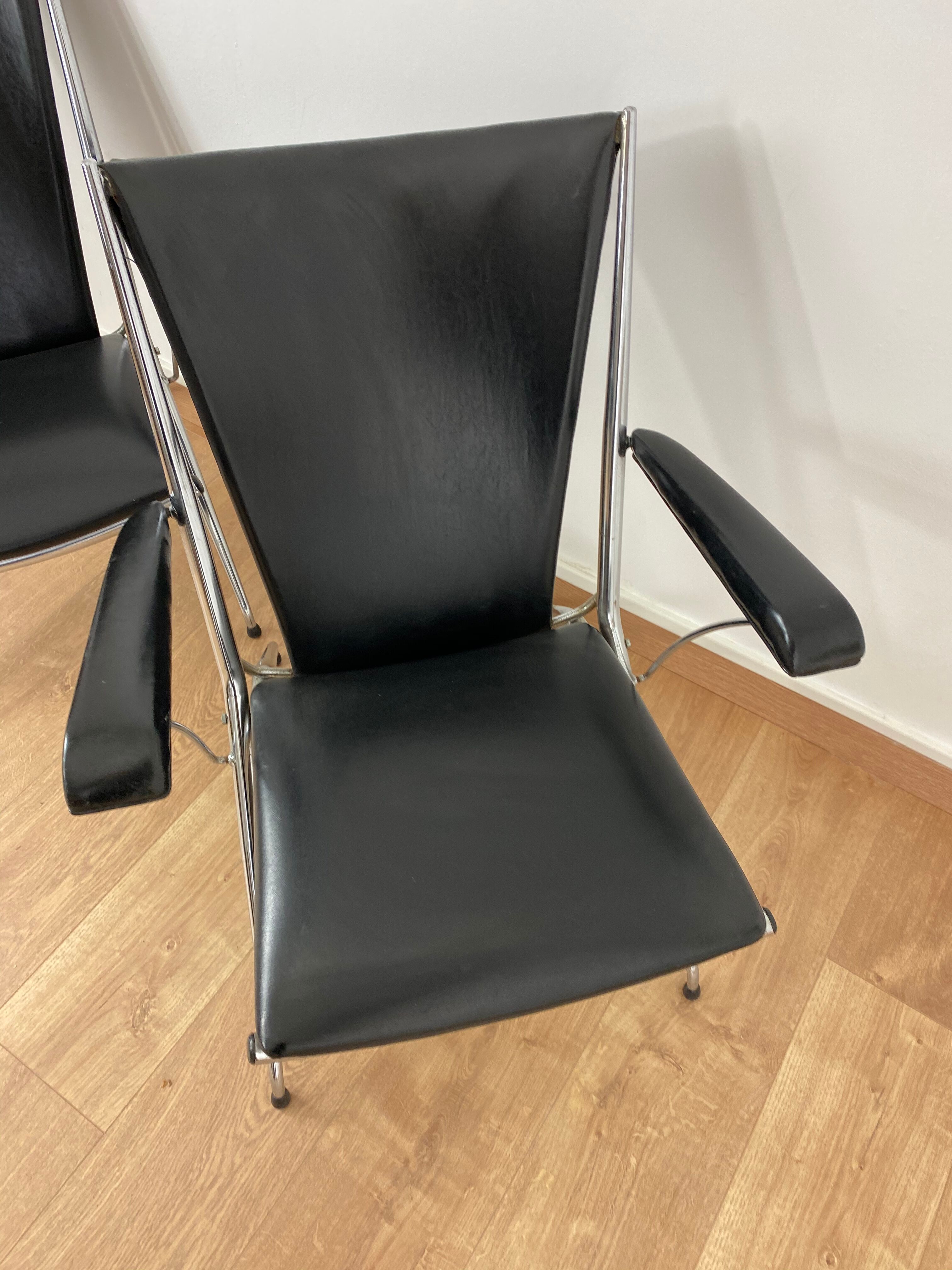 Pair of vintage folding chairs