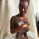 Bust of the Recamier in painted plaster