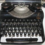 Machine à écrire Diplomat Filia vintage 40's