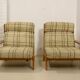 Sofa 2 places convertible into armchairs year 70-80 Solid pine.