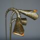 1990s artisanal Brutalist Postmodern Belgium floor Lamp