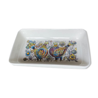 Villeroy & Boch VB pocket empty or small hollow dish decoration with peacocks