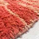 Moroccan Berber carpet Boujaad red and ochre with graphic patterns 2,64x2,02m