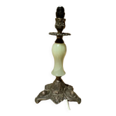 Rustic brass onyx lamp base