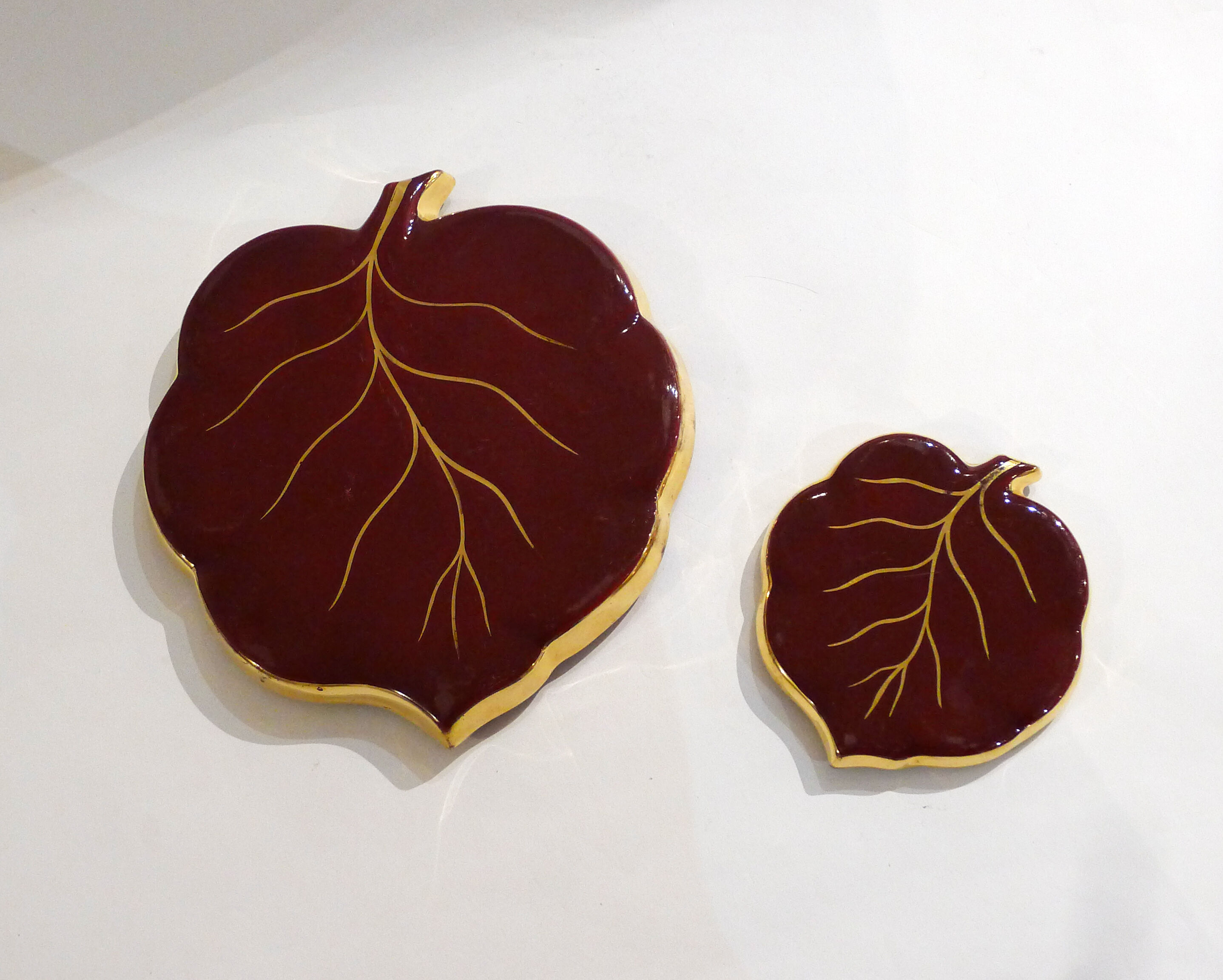 Bottom of flat leaves
