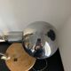 Vintage 1950 chrome industrial vice lamp Jumo 215 - 55 cm