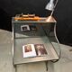 Steel and glass office bank voting booth