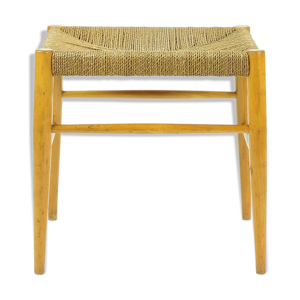 Tabouret en bois de chêne