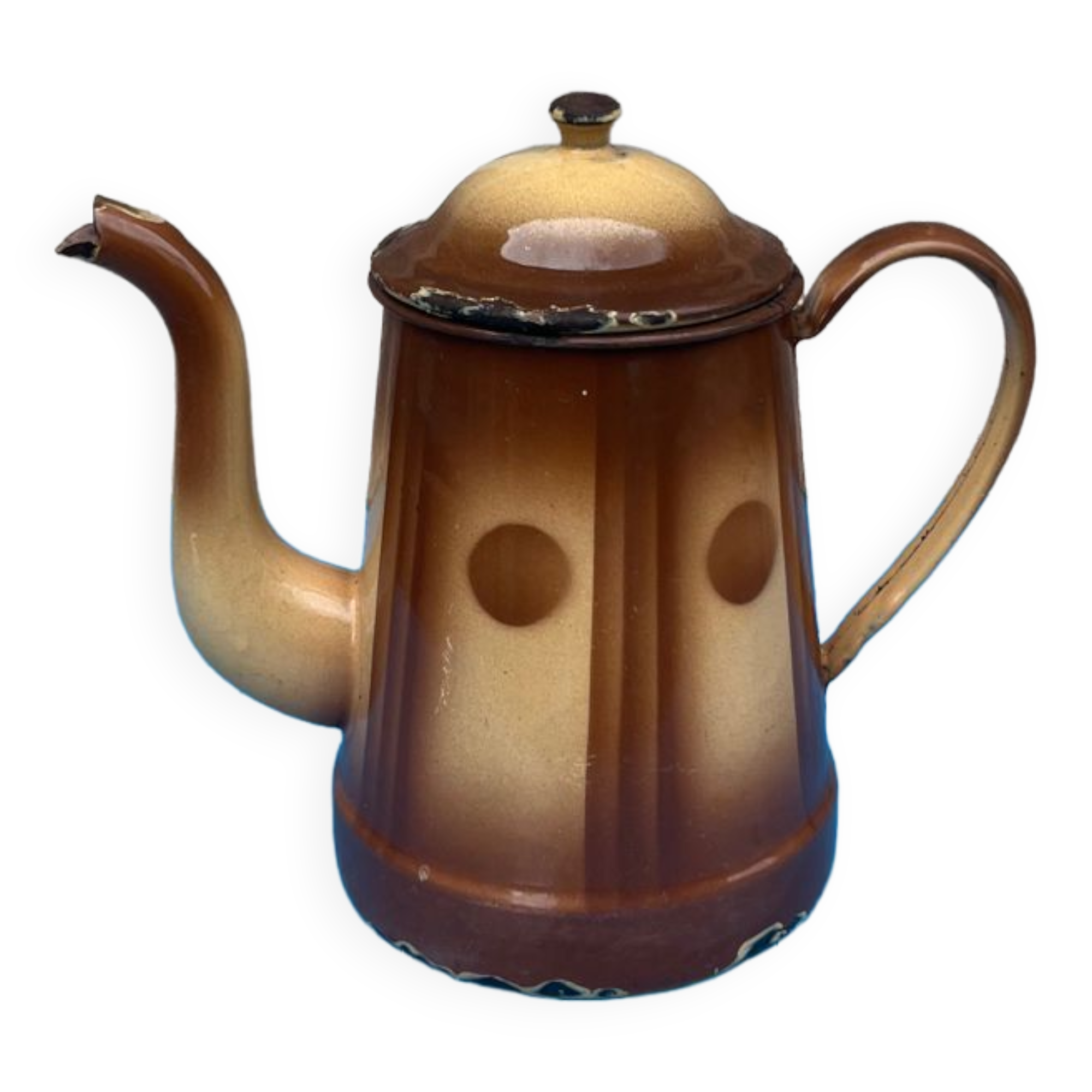 Enamelled coffee maker