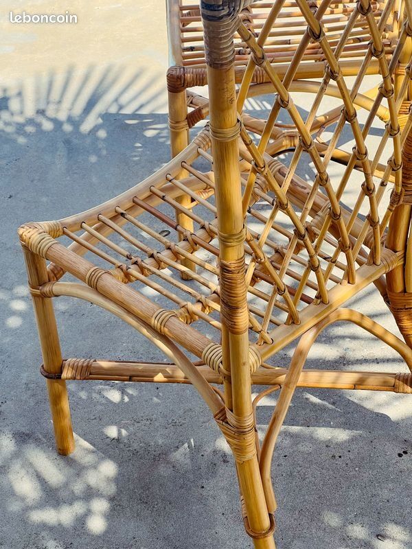 Paire de chaises en rotin Tikamoon Zélie