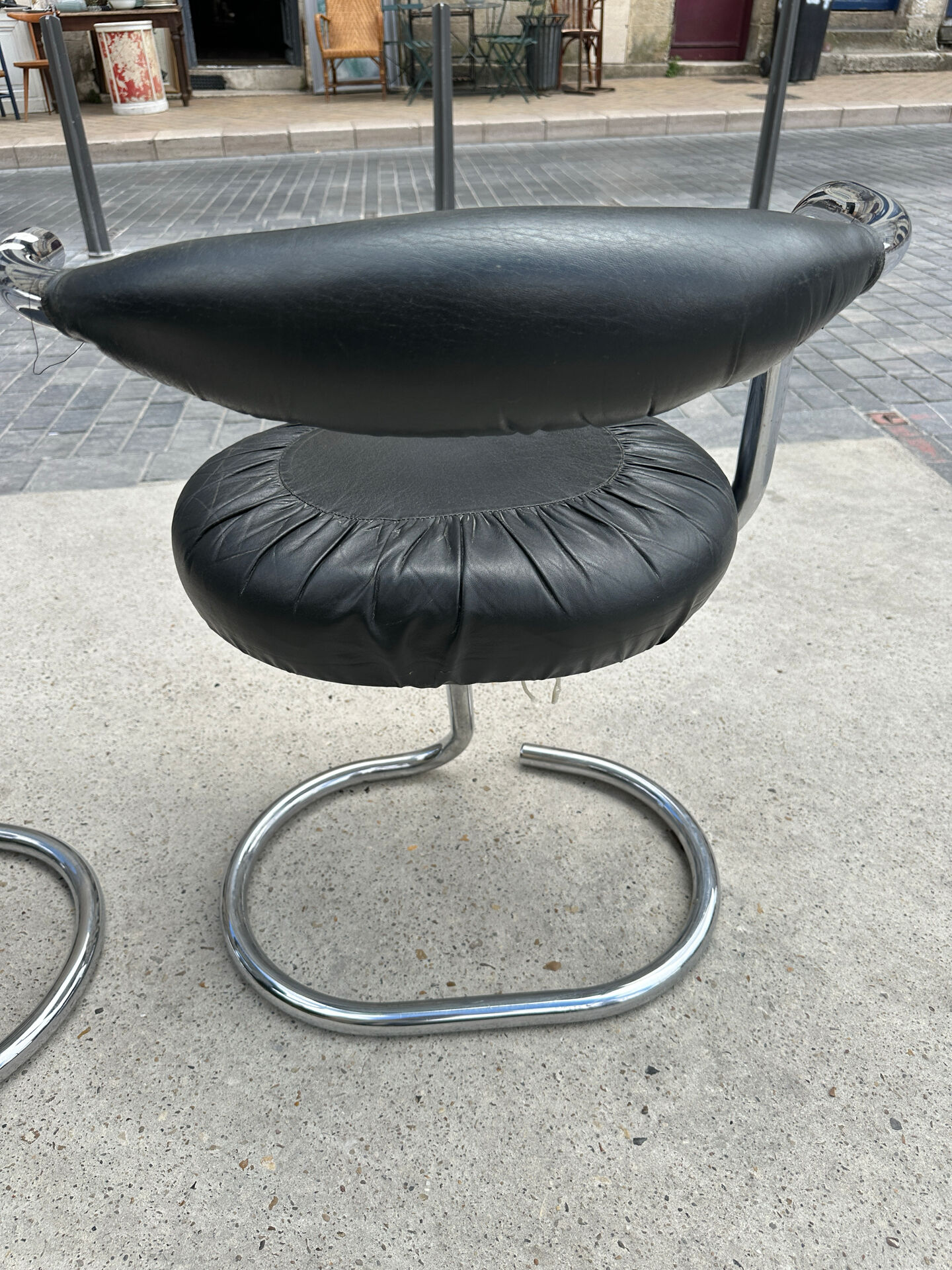 4 chaises Cobra par Giotto Stoppino