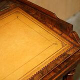 Davenport Regency Antique Desk Circa 1810-1820 in Hardwood and Leather