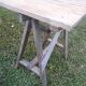 table tréteaux 2m atelier campagne ancienne