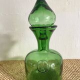 Carafe vintage en vert teinté