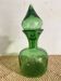 Carafe vintage en vert teinté