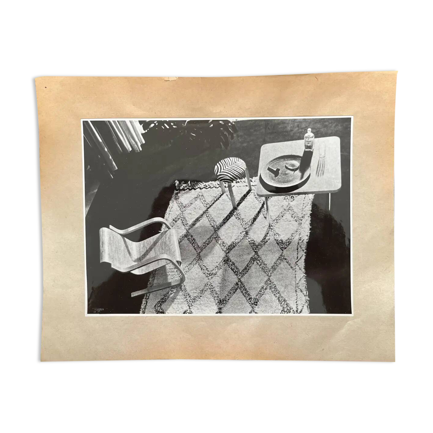 Original photo of furniture/interior by Alvar Aalto, Marcel Breuer, 1937