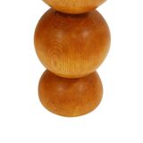 Italian Contemporary Marquetry Marble and Wood Legs Console Table by L.A. Studio