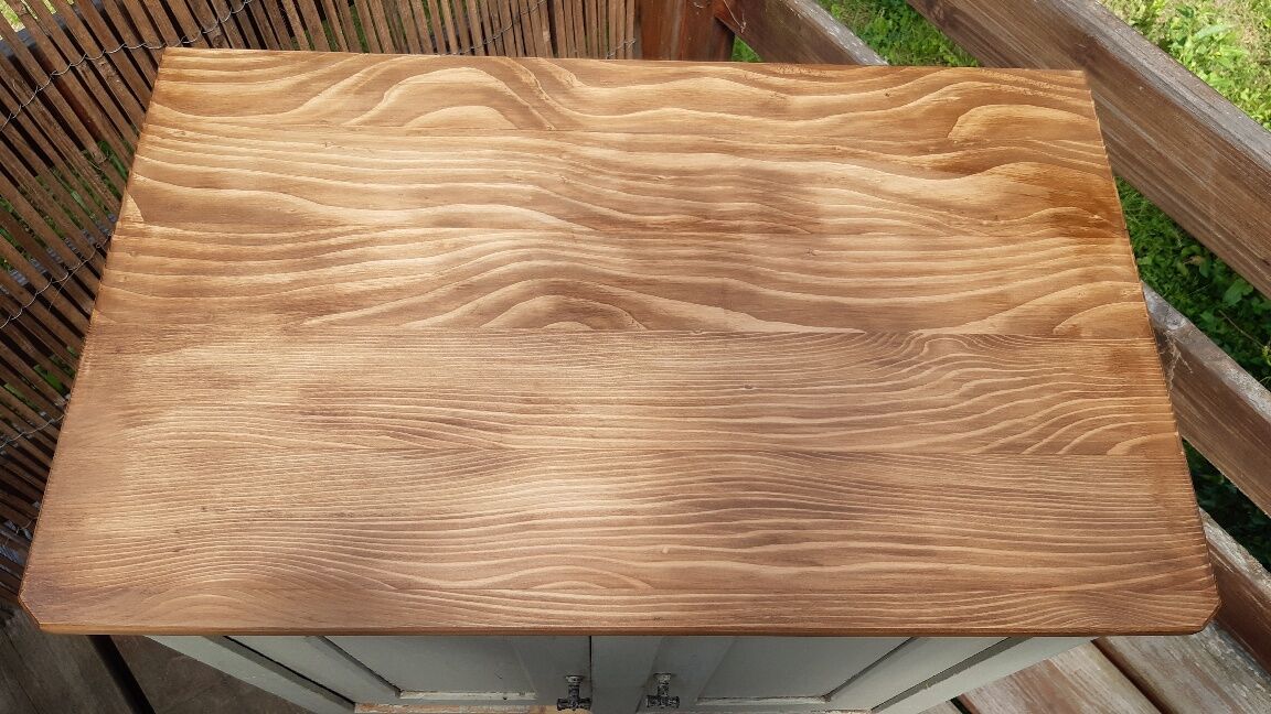 Parisian buffet green patina