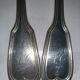 Antique silver monogram cutlery 'au filet' Christofle