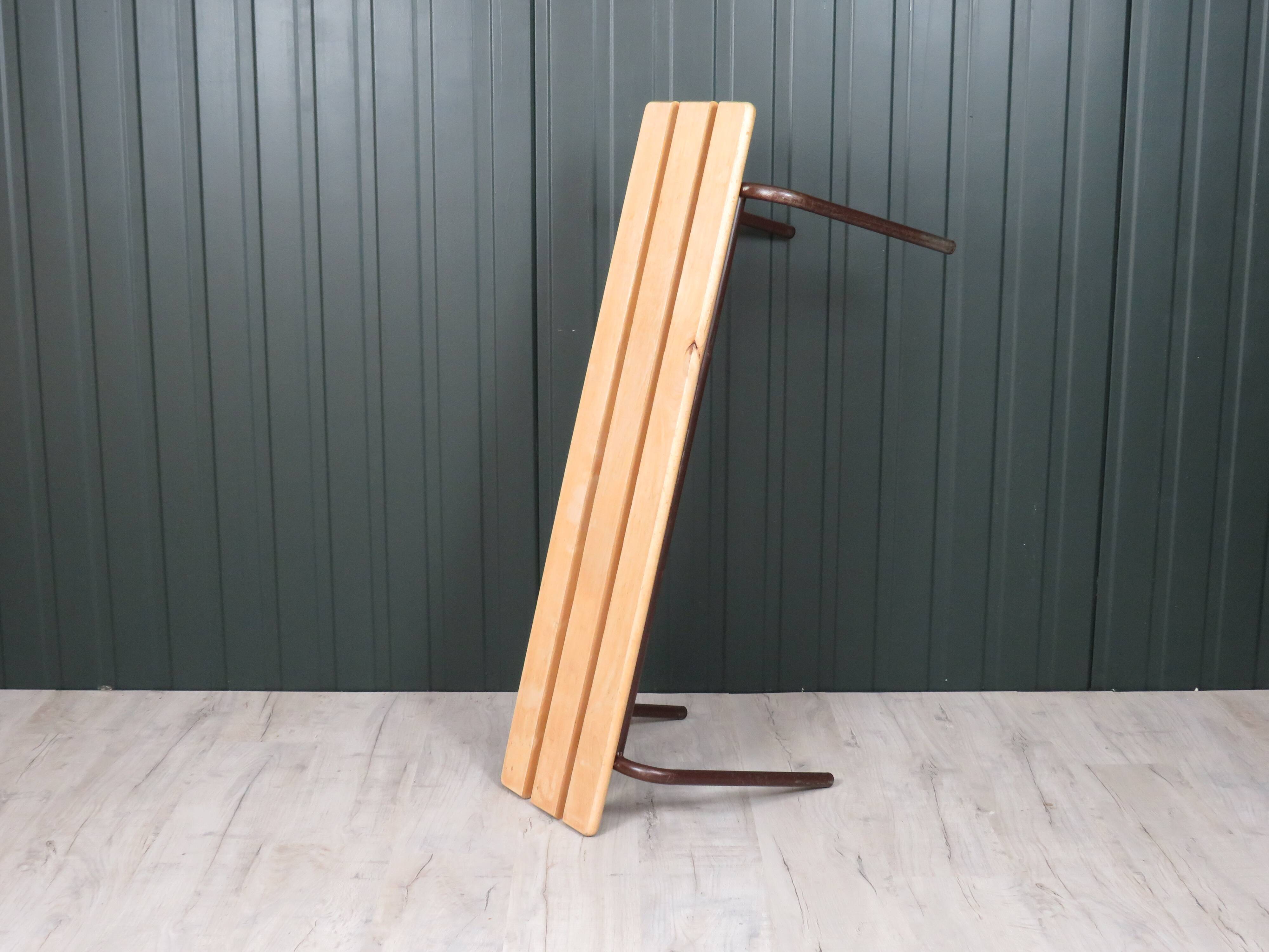 Vintage schoolboy bench