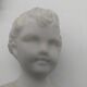 Bustes enfants en biscuit .Capodimonte. 9 cm .