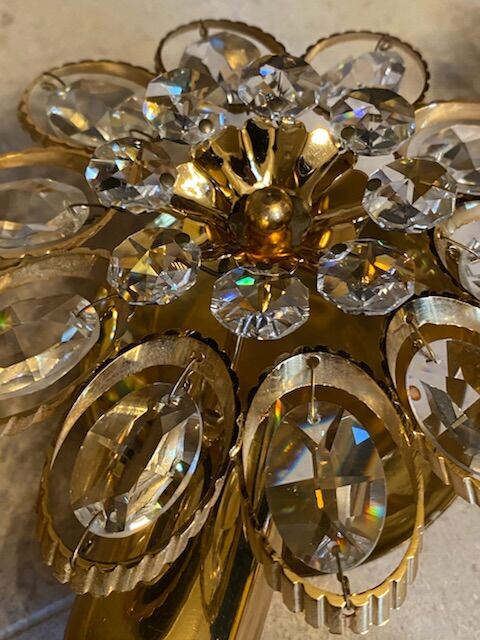 Pair of Palwa flower sconces