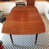Scandinavian square table teak Henry Walter Klein